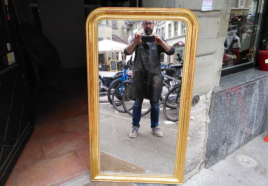 Grand miroir Louis-Philippe