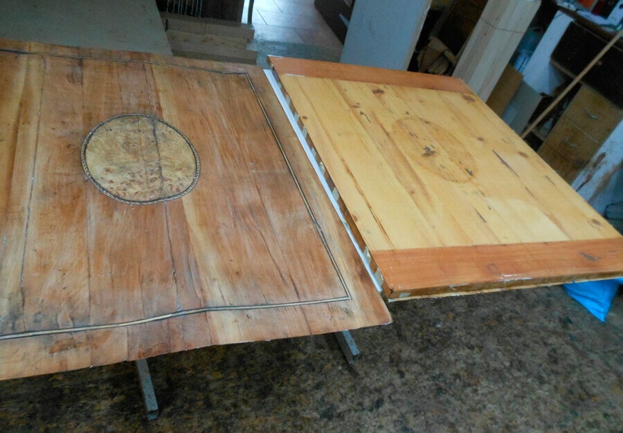 Table porte-feuille - au péché du mobilier
